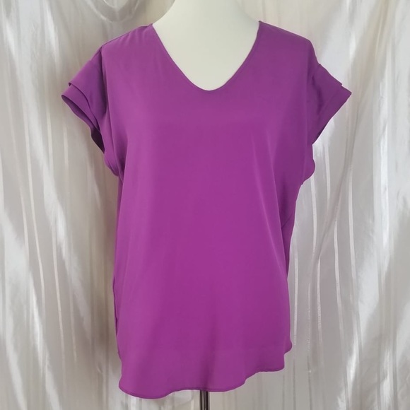 BCBG Purple Top - Picture 8 of 8